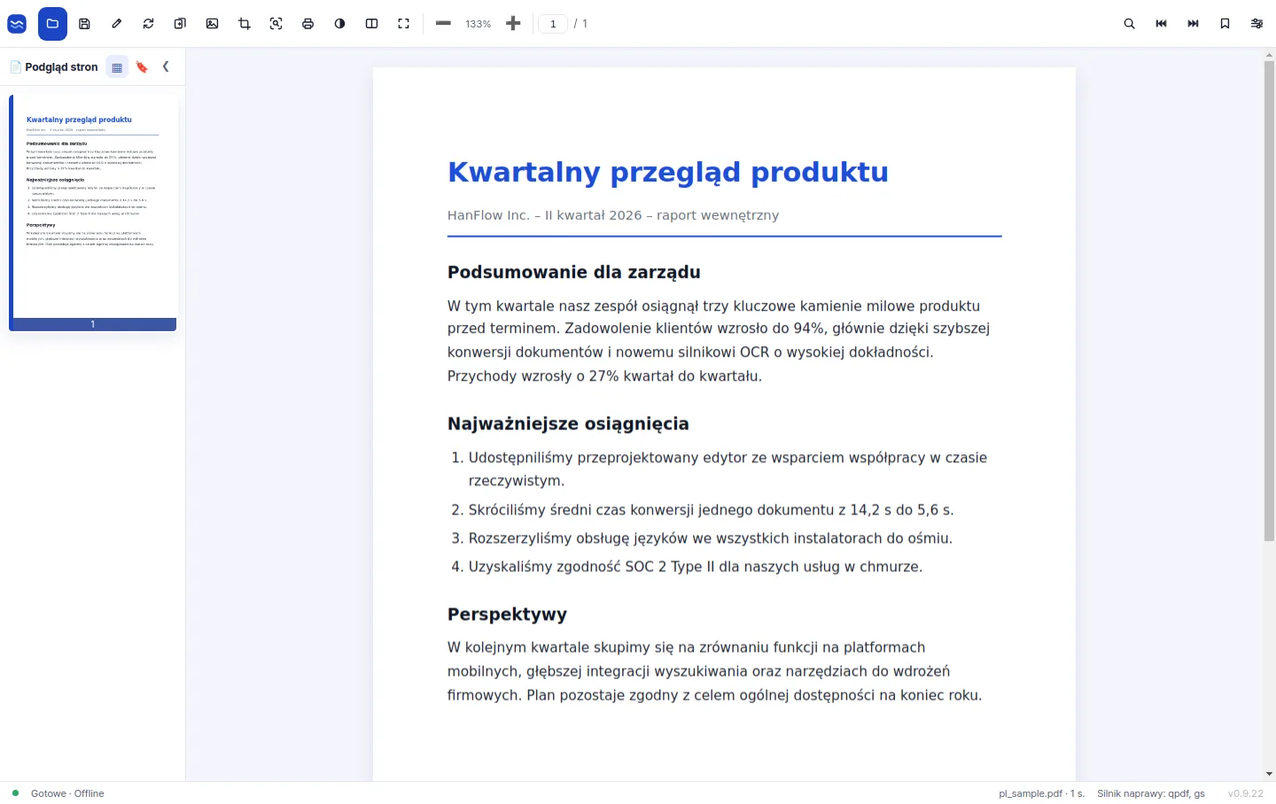 Łatwy w czytaniu, łatwy w edycji —