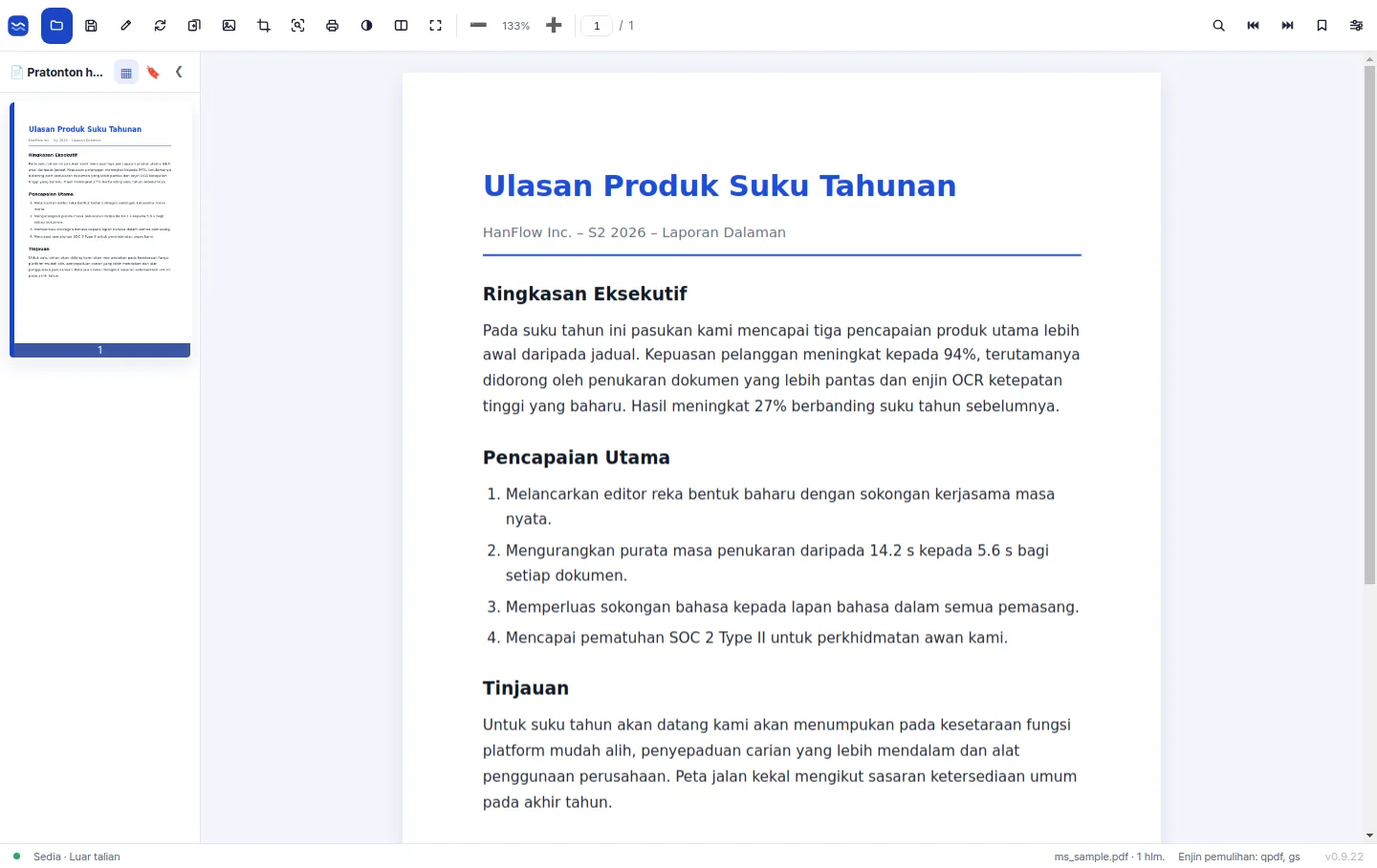 Mudah dibaca, mudah disunting —