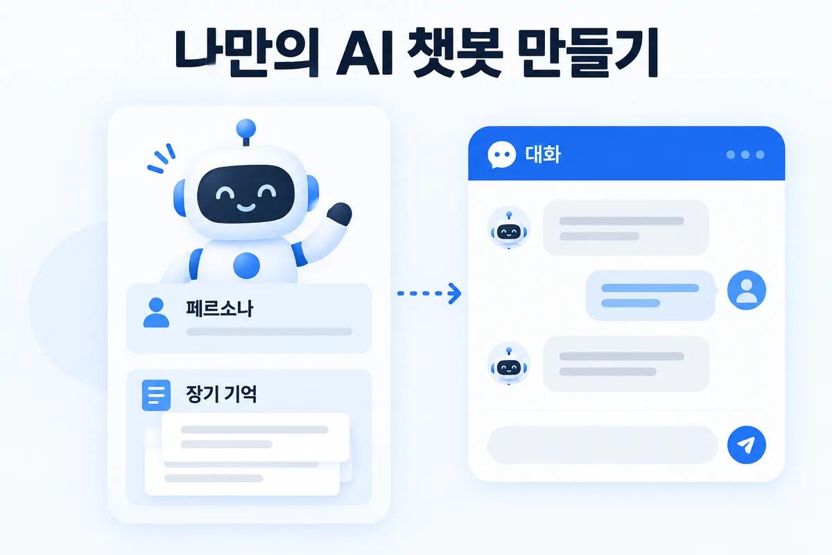 나만의 AI 챗봇 만들기 — 페르소나, 장기 기억, 대화