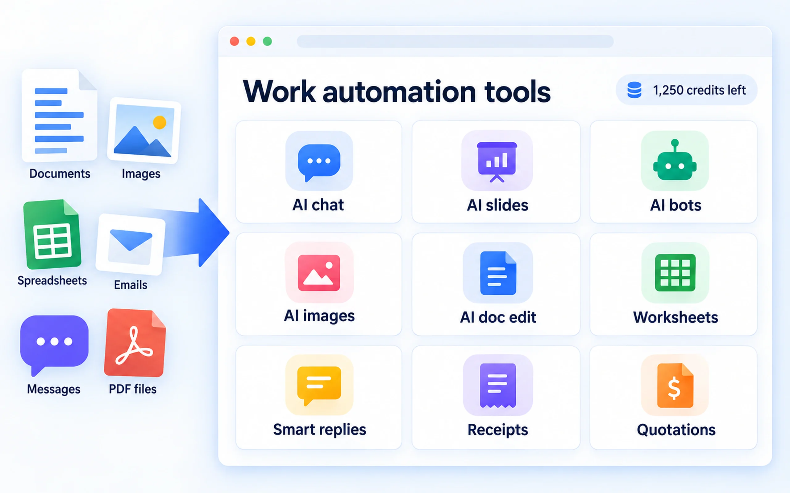 Every document you need, done in one place
